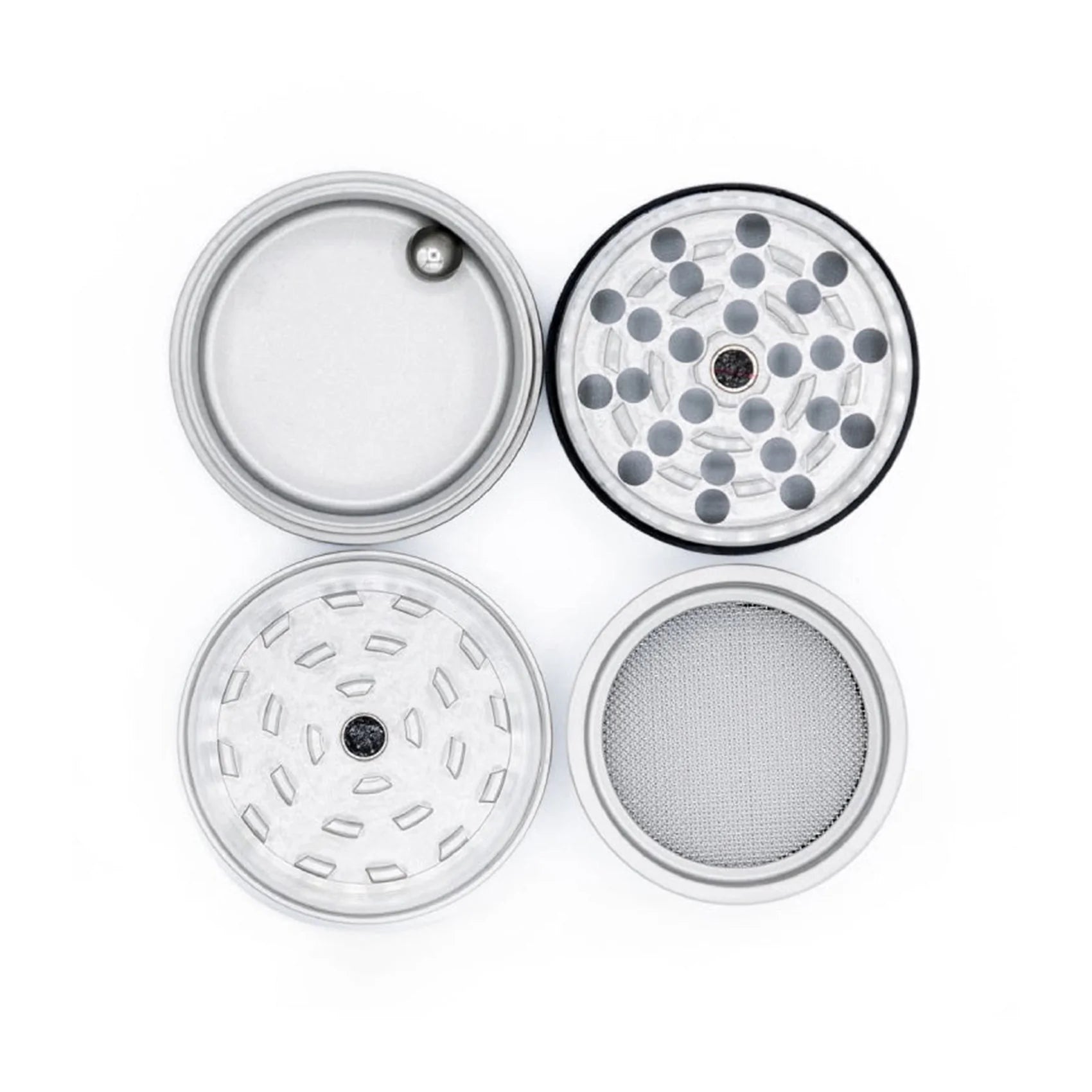 EDELSTAHL-GRINDER (4-TEILIG) Herb Ripper
