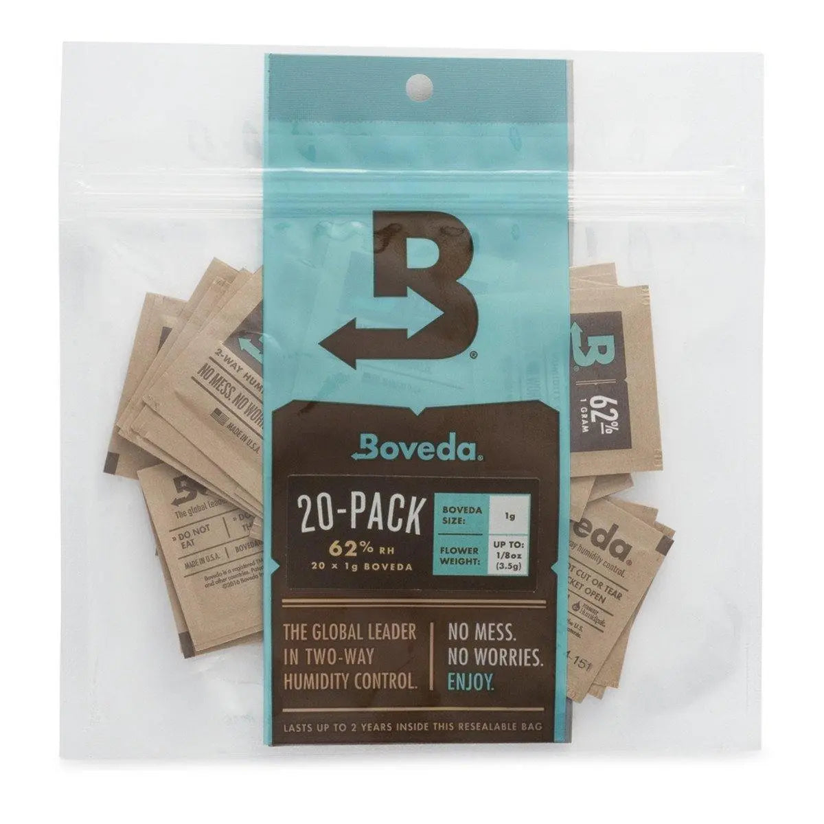 Boveda Feuchtigkeitsregler 62% 1g 20er Pack Boveda