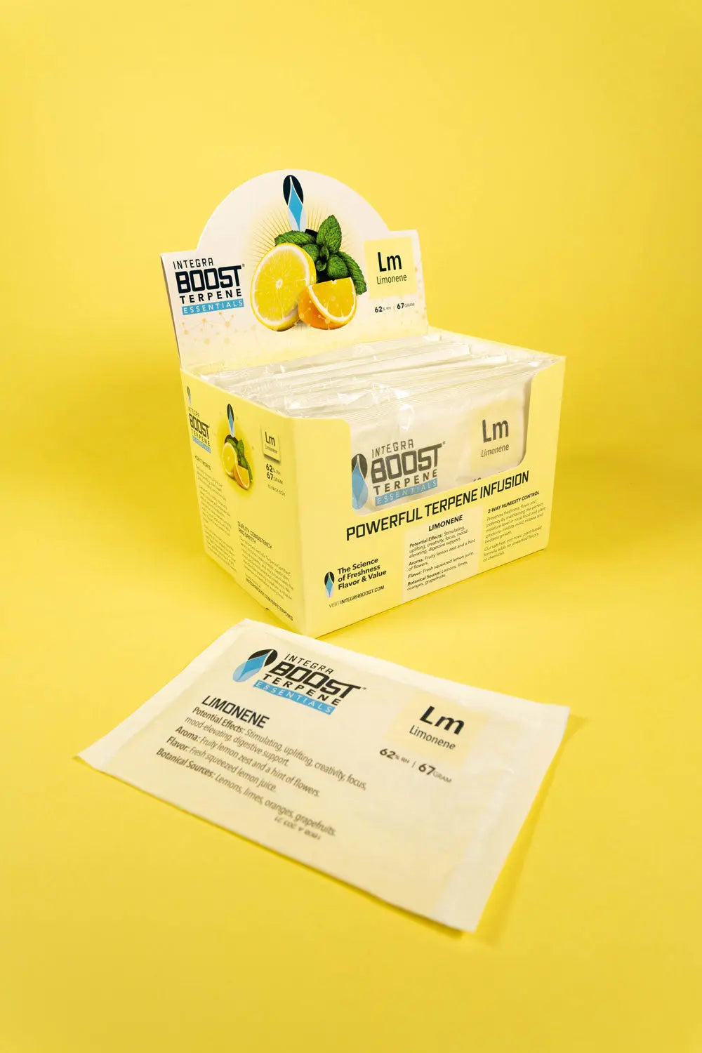 Integra Boost Limonene 62% 67g x12 - Display Integra Boost