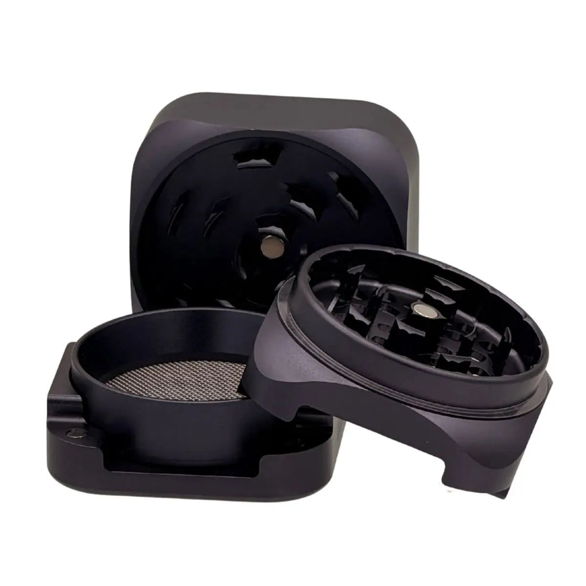 Krush Kube 3.0 Aluminium Grinder 3 Teilig - 50mm Krush Kube