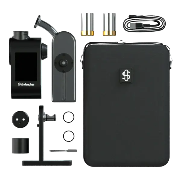 Modül + Dok Deluxe Travel Set (graues Glas) Stündenglass