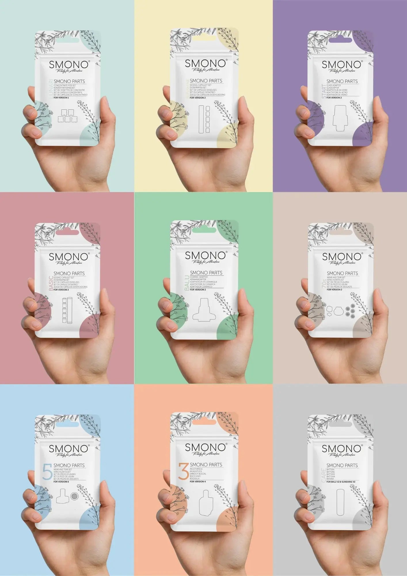 Smono Sunshine Dosierkapsel Set (5 Stk.) Smono